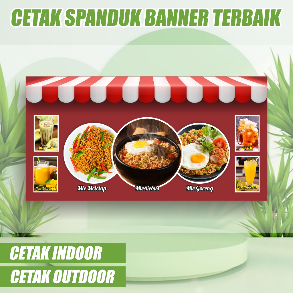 Jual Spanduk Makanan, Spanduk Kuliner, BANNER MURAH, SPANDUK CEPAT