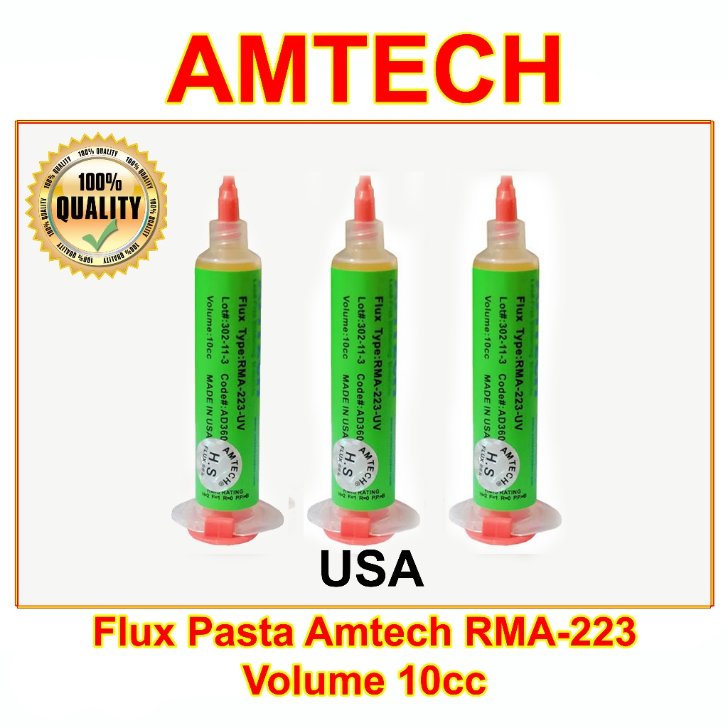 Jual Flux AMTECH RMA-223 10cc (USA) | Shopee Indonesia