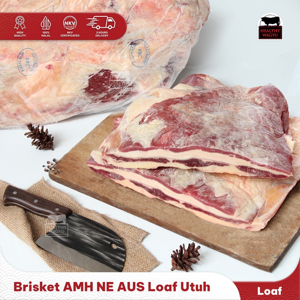Jual Beef Brisket NE Daging Sapi Brisket Import Australia Utuh Loaf ...
