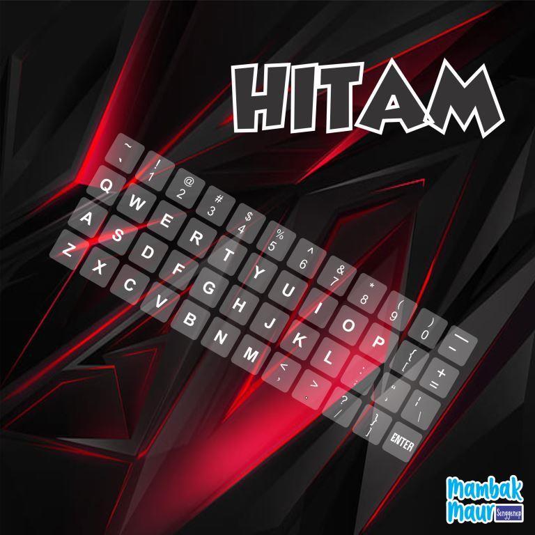 Jual STIKER KEYBOARD TRANSPARAN BENING LAYOUT ENGLISH BAHAN VINYL ...