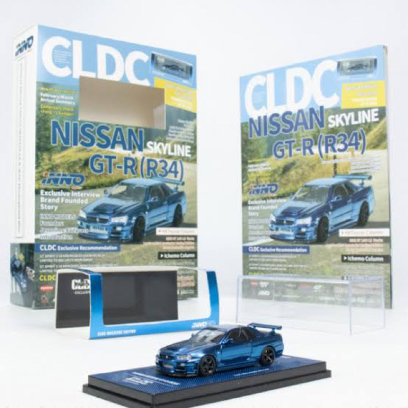 Jual Inno64 Inno - Nissan GTR R34 CLDC Magazine Edition Full Carbon ...