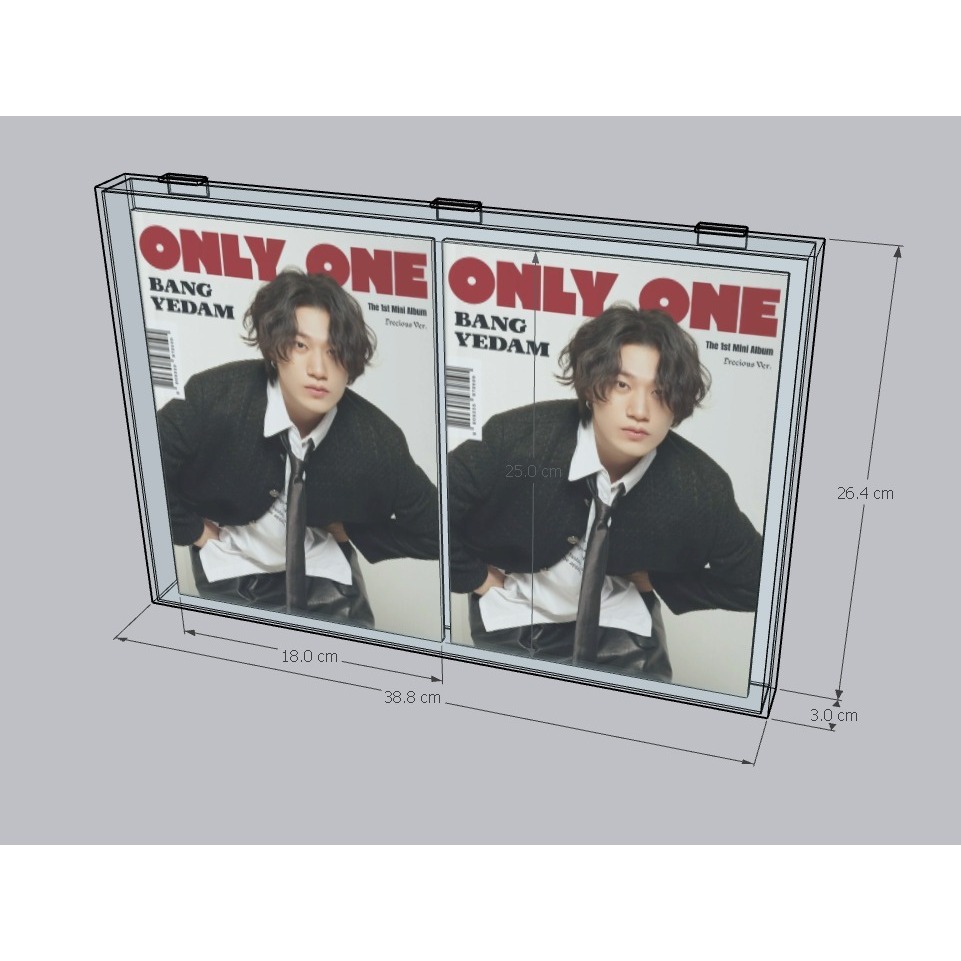 Jual Album Bang Yedam Only One Isi 2 / Box Akrilik Album / Rak Album