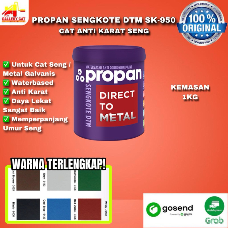 Jual Cat Anti Karat Seng Propan Sengkote Dtm Sk 950 Kemasan 4kg Shopee Indonesia 9207