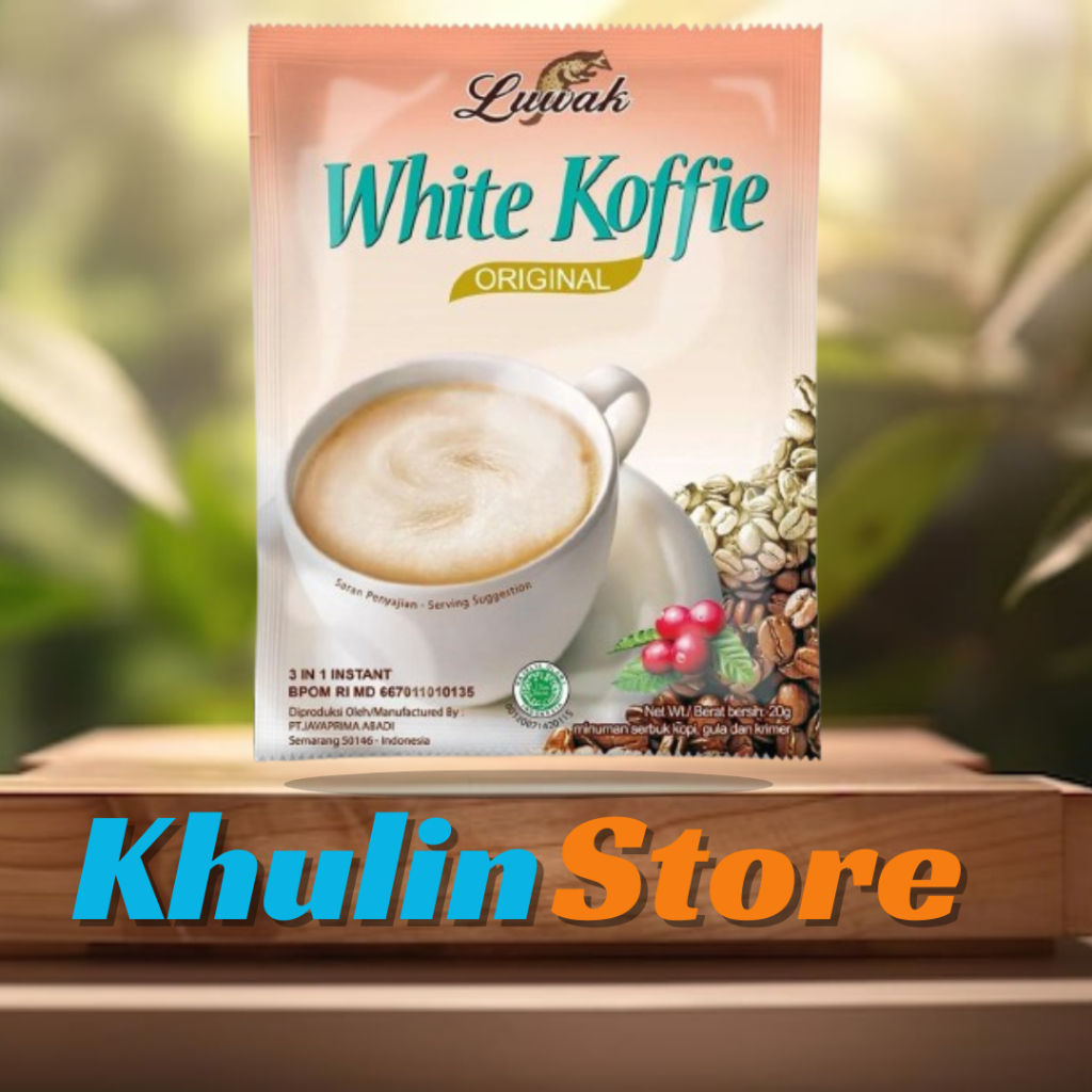 Jual Kopi Luwak White Koffie Original Sachet 20gr 1 Renceng Isi 10pcs
