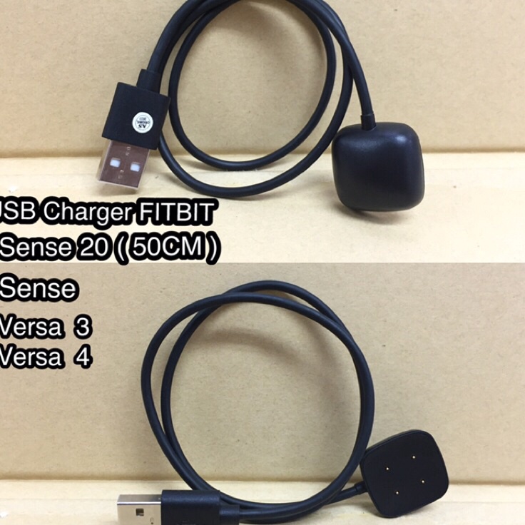 Jual Charger Fitbit Tipe A Charging Kabel Versa 3 4 Sense 1 2 Usb Dock Shopee Indonesia 2939