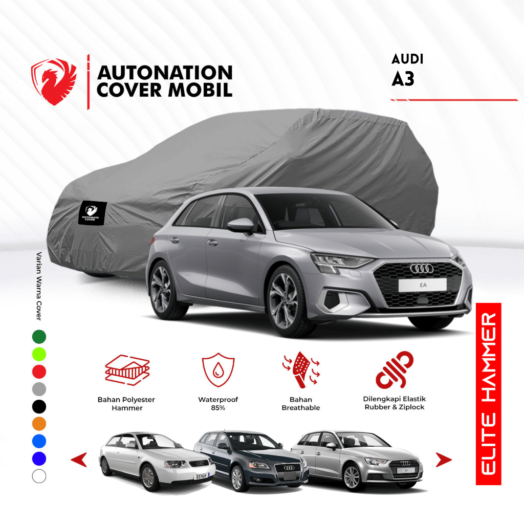 Jual Autonation Garage - Cover Mobil Audi A3 Elite Hummer | Shopee ...