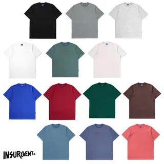 Insurgent Club - Heavyweight Tshirt Kaos Polos Reguler Fit Embroidery 16s