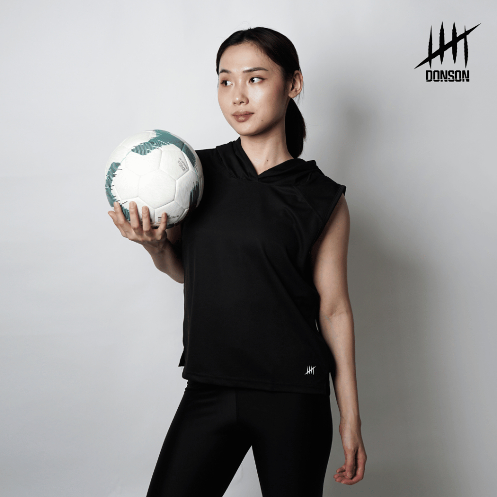 Jual DONSON Sportswear Hoodie Sleeveless Wanita Tanpa Lengan Extra Fine ...
