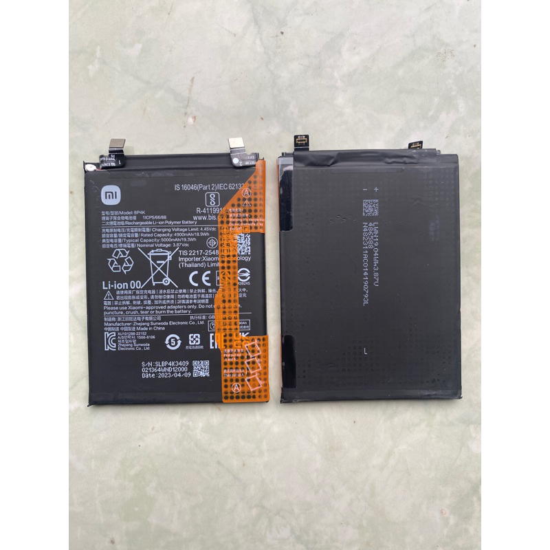 Jual Batre Baterai Battery Bp4k Xiaomi Redmi Note 12 Pro Note 12t Poco X5 Pro Original 0433