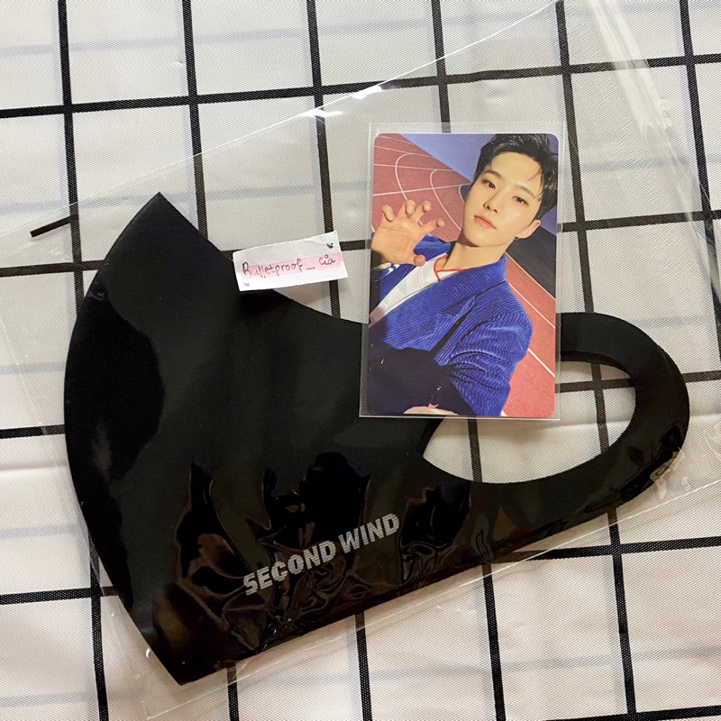 Jual Hoshi Jas biru + Official BSS First Wind Mask Seventeen Official ...
