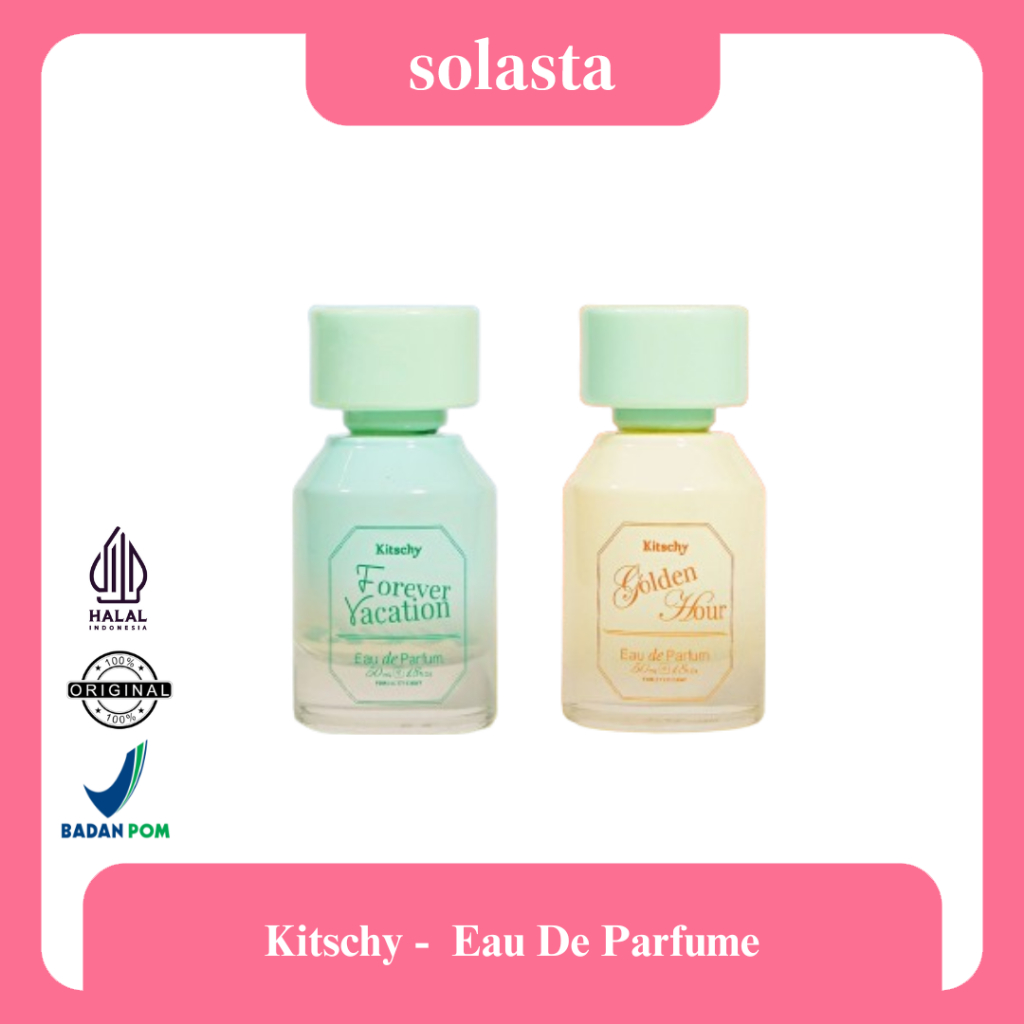 Jual Solasta Kitschy Perfume Series 50ml (Golden Hour & Forever Vacation) Shopee Indonesia