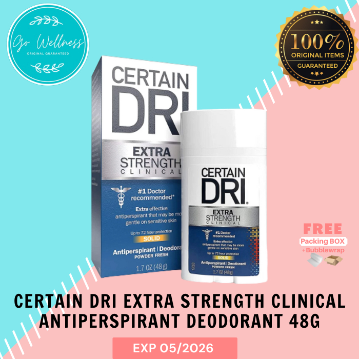 Jual Certain Dri Extra Strength Clinical Antiperspirant Solid Deodorant