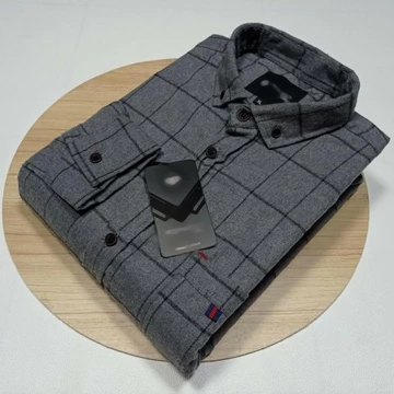 Kemeja Flanel Impor Pria Kualitas Premium Lengan Panjang Motif Kotak Unisex Hem Flannel Baju
