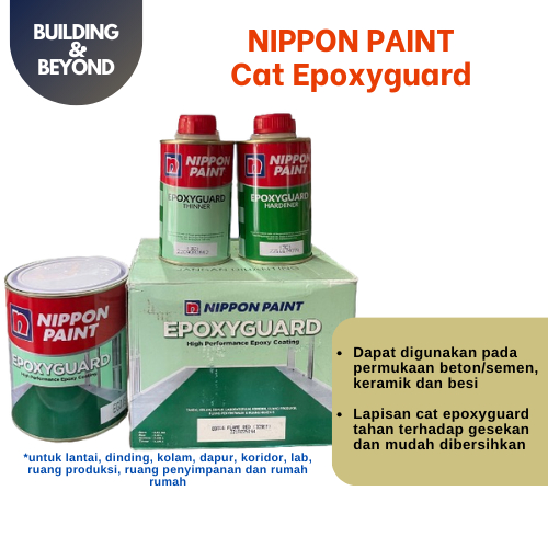 Jual NIPPON PAINT CAT EPOXY GUARD 3 KOMPONEN 0,9 LITER / CAT LANTAI ...