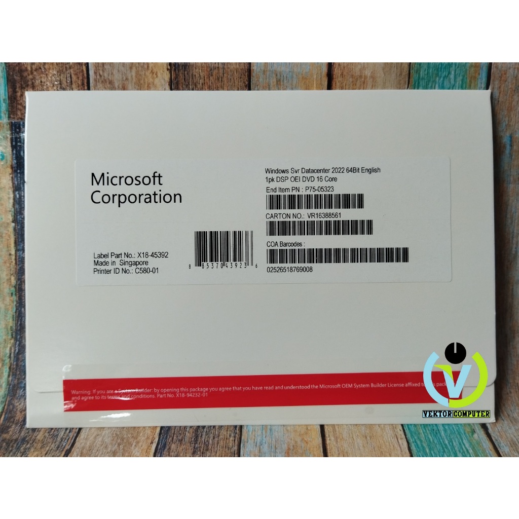 Jual Windows Server 2022 Datacenter 16 Core With COA DVD Original ...