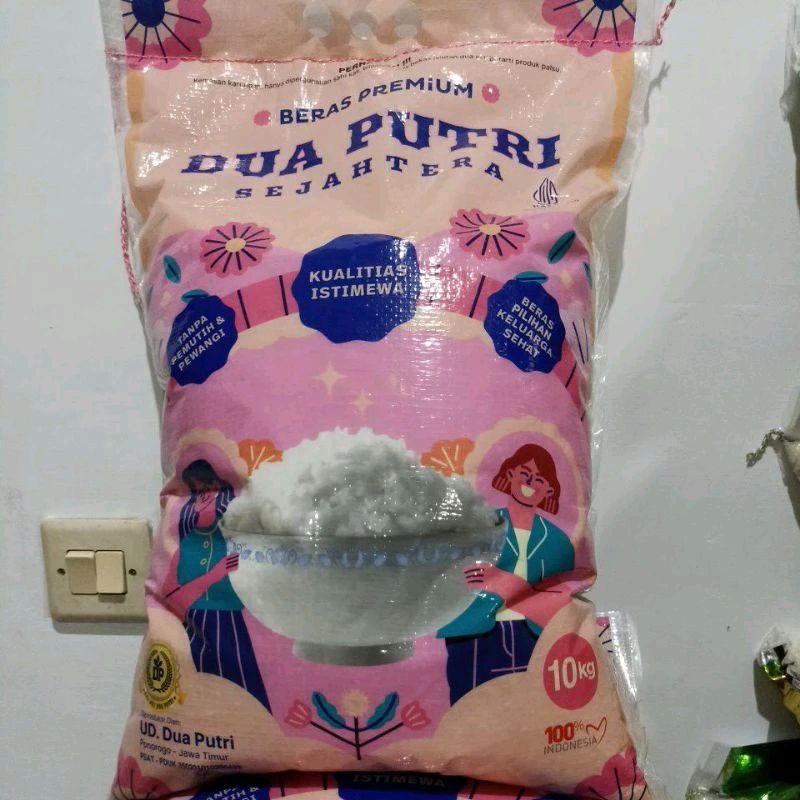 Jual Beras C4 Premium Dua Putri 10kg Via Spx Instan 2 Jam Sampai