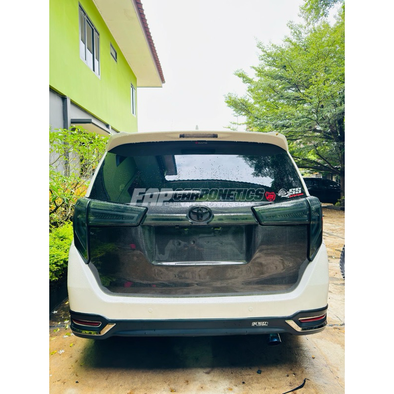 Jual Cover tempel bagasi innova reborn carbon kevlar/carbon fiber ...