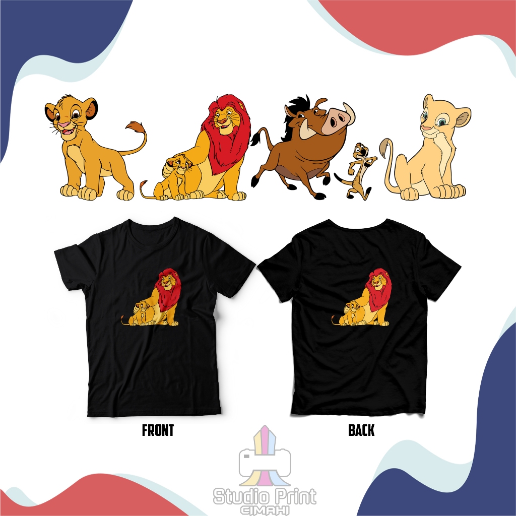 Jual STIKER SABLON SABLON SETRIKA SABLON DTF PRINTING TEMA SIMBA BY ...