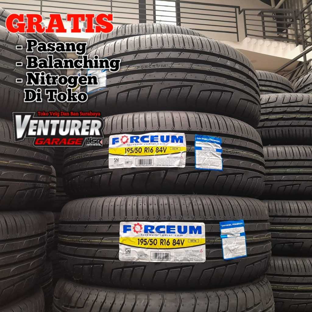 Jual Ban Mobil Brio Ring 16 ukuran 195 50 r16 forceum octa- toko ban ...