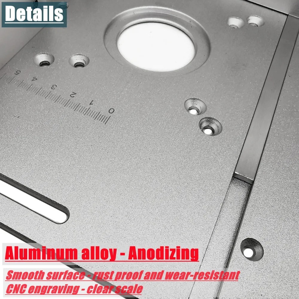 Jual Meja Router Trimmer Profil Kayu Universal Insert Plate Table Wood ...