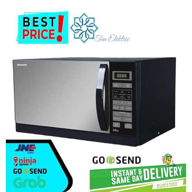 Jual SHARP R-728(K)-IN Microwave Oven With Grill 25 Liter 1000 Watt ...