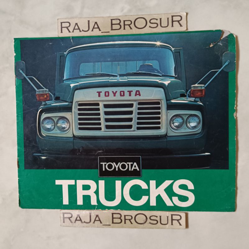 Jual Poster brosur katalog booklet jadul lawas Toyota Truk DA/Toyota ...