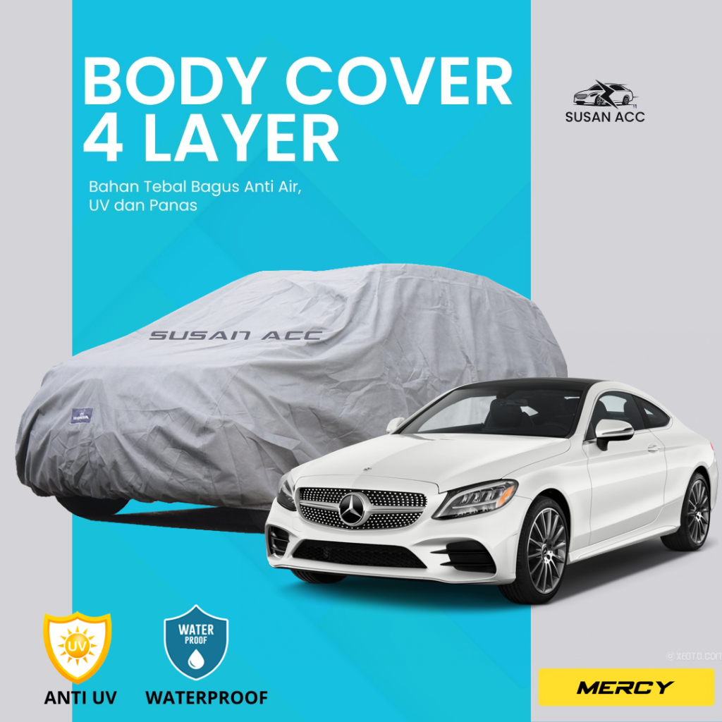 Jual 4 LAYER EXTRA OUTDOOR PREMIUM Body Cover Mobil Mercy Sarung Mobil ...