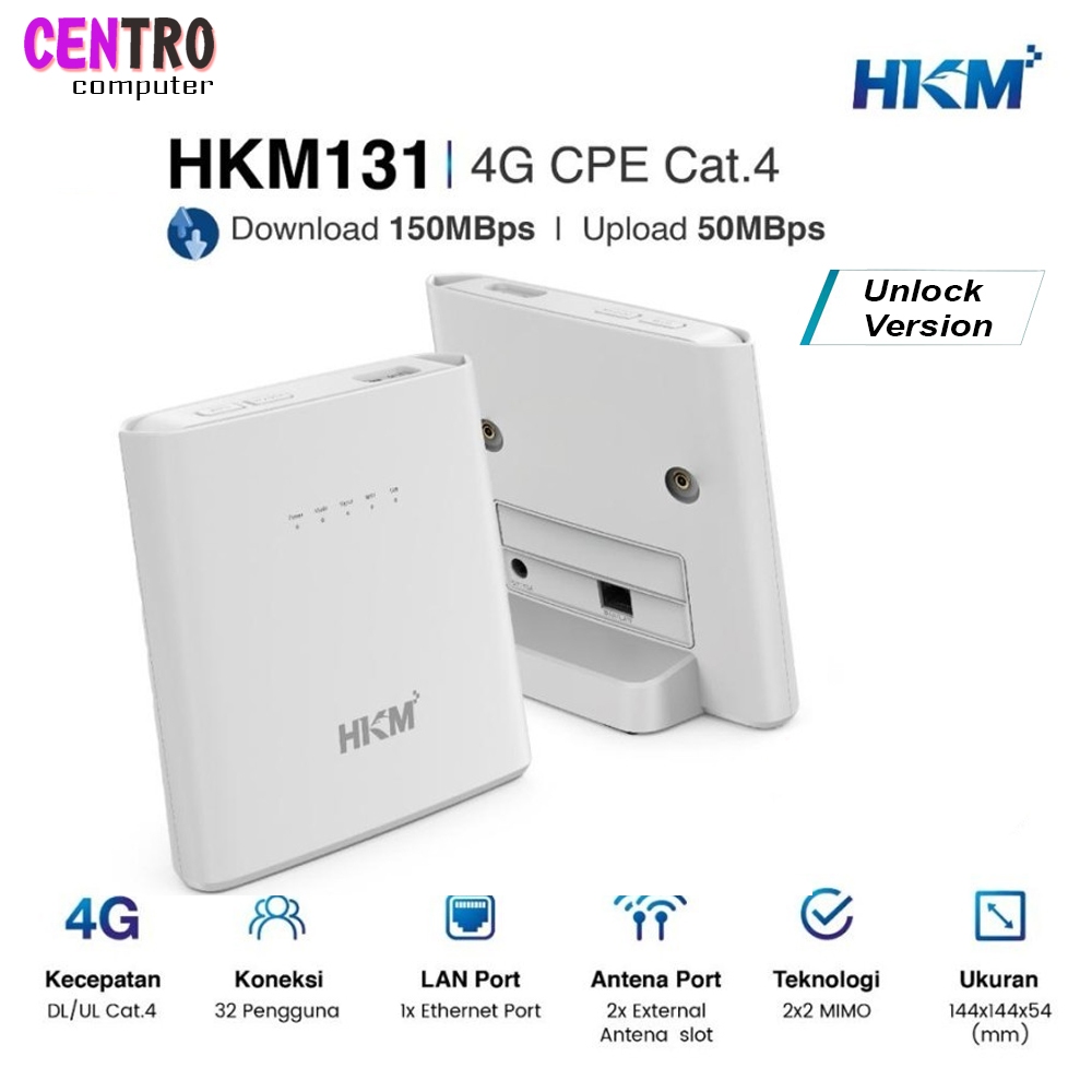 Jual HKM 131 Modem Wifi Home Router 4G LTE | Shopee Indonesia