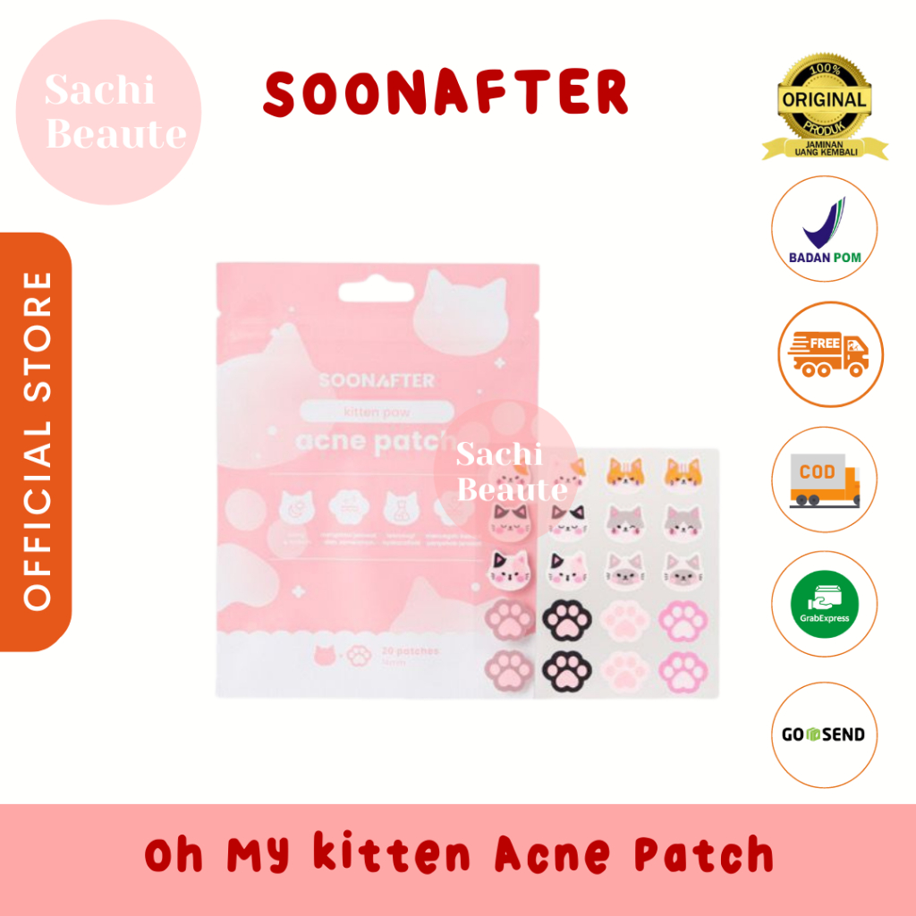 Jual SOONAFTER Kitten Paw Acne Patch / Pimple Patch Cat Kucing Super