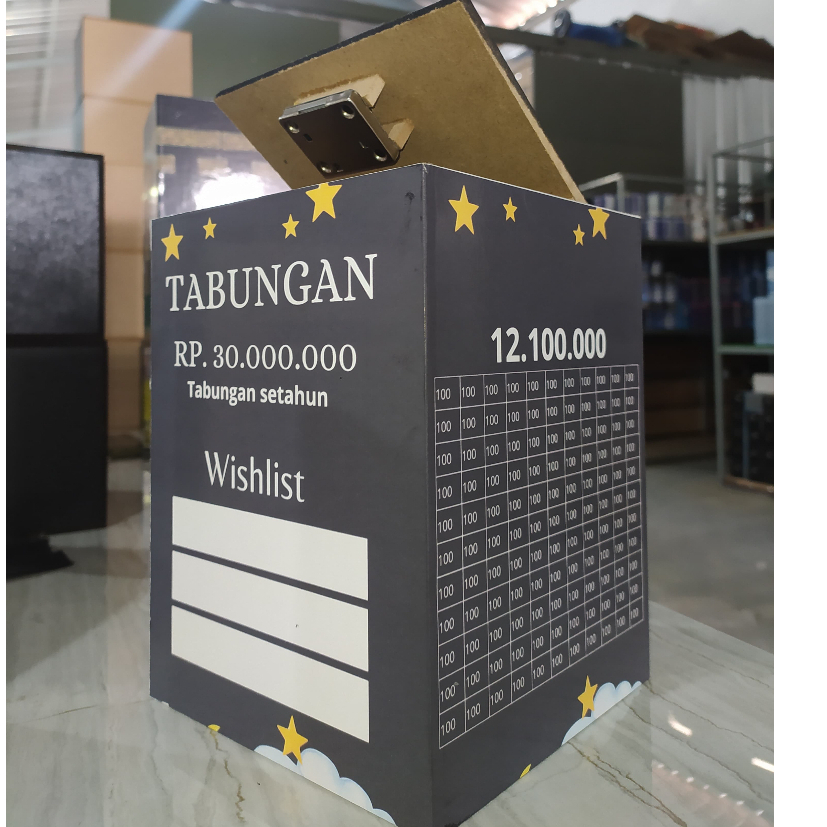 Jual Celengan Target Jumbo 30 Juta 50 Juta 100 Juta Setahun Kunci ...
