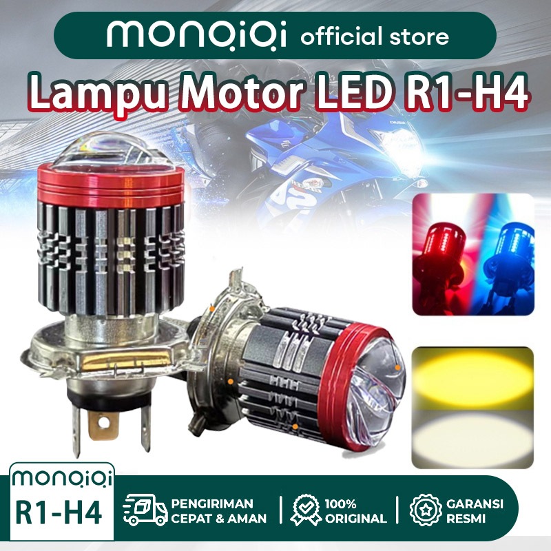 Jual Monqiqi Lampu Motor Led Super Terang Lampu Ibright Laser Kipas Led Utama Mobil R H Motor