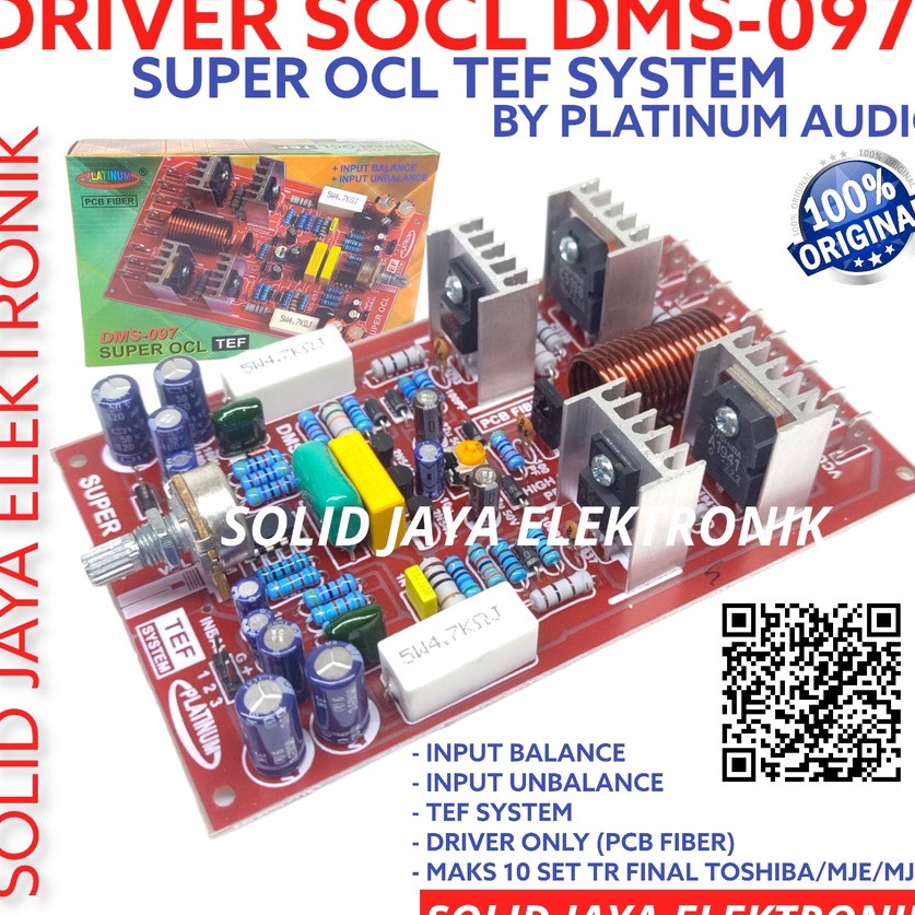 Jual ar KIT DRIVER SUPER OCL DMS 97 DMS97 DMS97 SOCL POWER AMPLIFIER