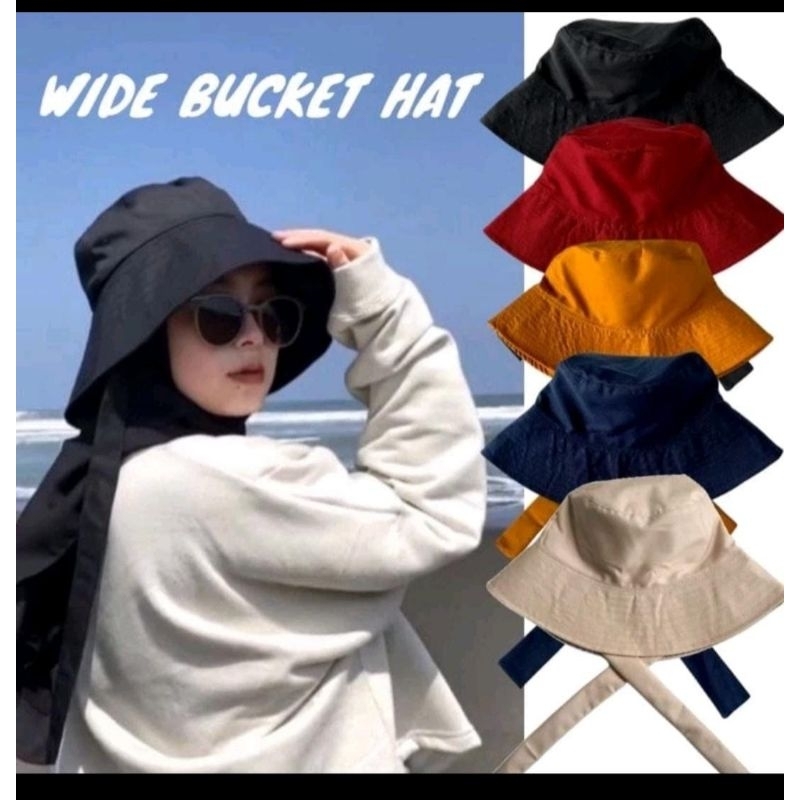 Jual BUCKET topi hijab topi jilbab topi bucket hat hijab bucket hat ...