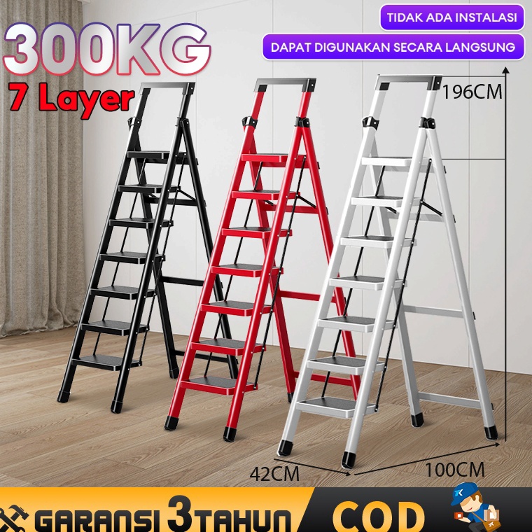 Jual Diskon sekarang Tangga Lipat Multifungsi 34567 Setp Tangga Rumah