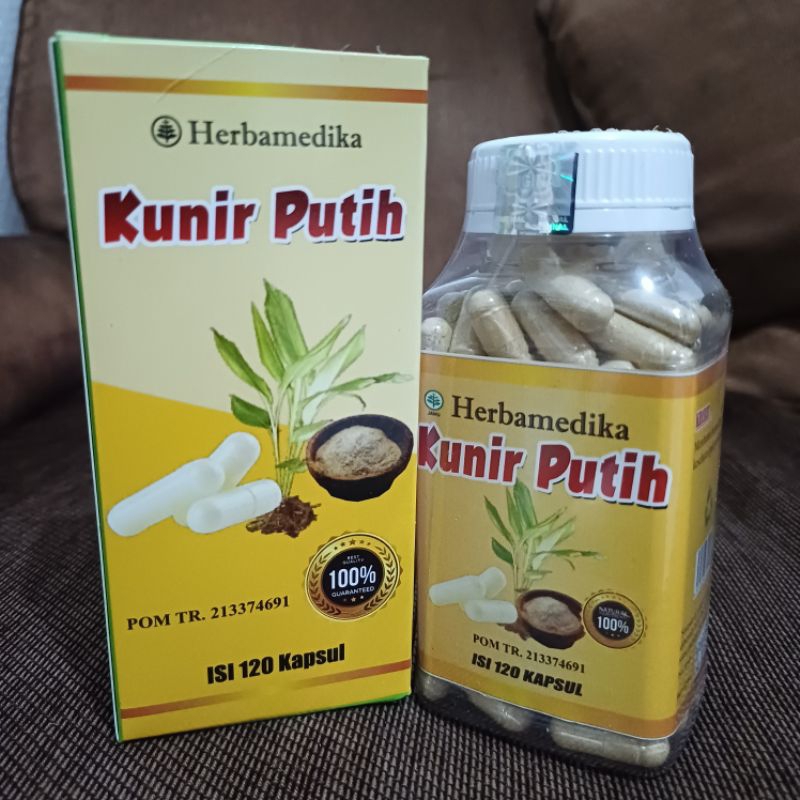 Kapsul Herbal Kunir Putih Herbamedika Penghambat Sel Kanker