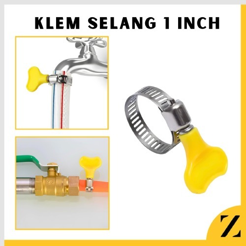 Jual Klem Kuping Selang Air Gas Lpg Inch Handle Hose Clamp Klam Penjepit Penguat Ring Putar