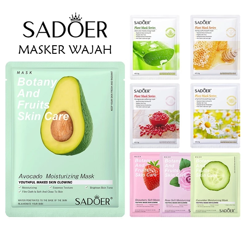 Hope Store Masker Korea Sadoer Ekstrak Buah Glowing | AutoStock