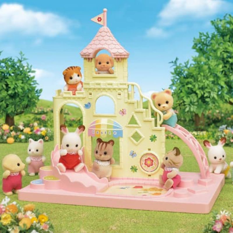 Jual Sylvanian Families Set Baby Castle Playground Esfj53190 | Shopee ...