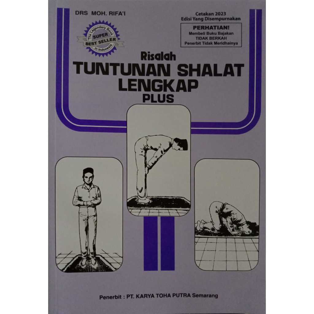 Jual BUKU RISALAH TUNTUNAN SHOLAT LENGKAP PLUS ( PENERBIT : KARYA TOHA ...