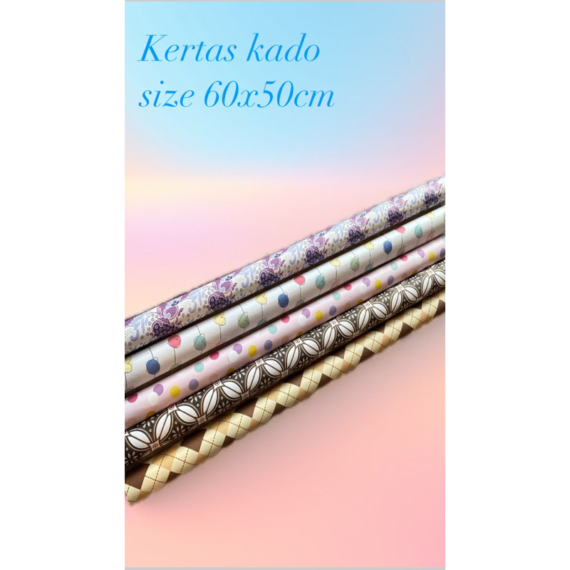 Jual Kertas Kado 1 Lembar | Shopee Indonesia