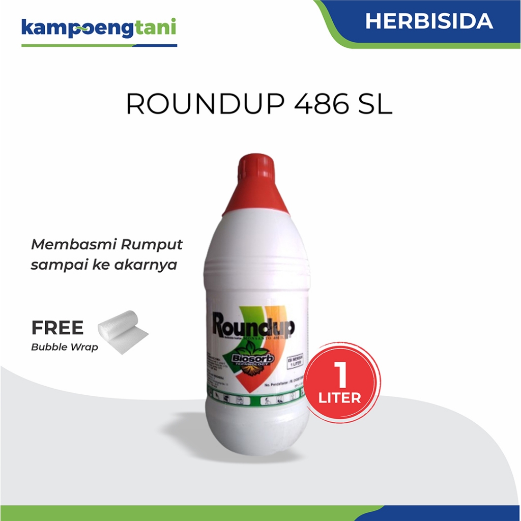Jual Kampoeng Tani - Herbisida Roundup Biosorb 486 SL 1 Liter Racun ...