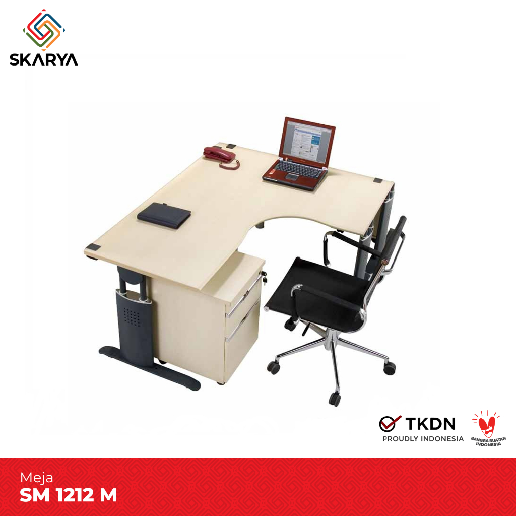 Jual Meja Manager Meja Kerja Meja Kantor SM 1212 M (Baru) | Shopee ...