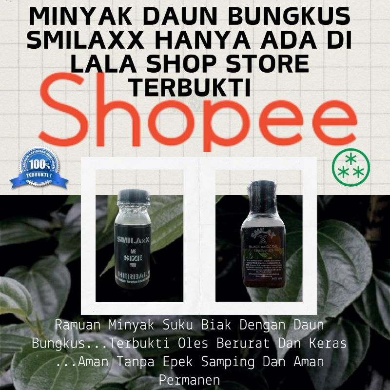Jual SmilaxX(Minyak+Oles+Reaksi) | Shopee Indonesia