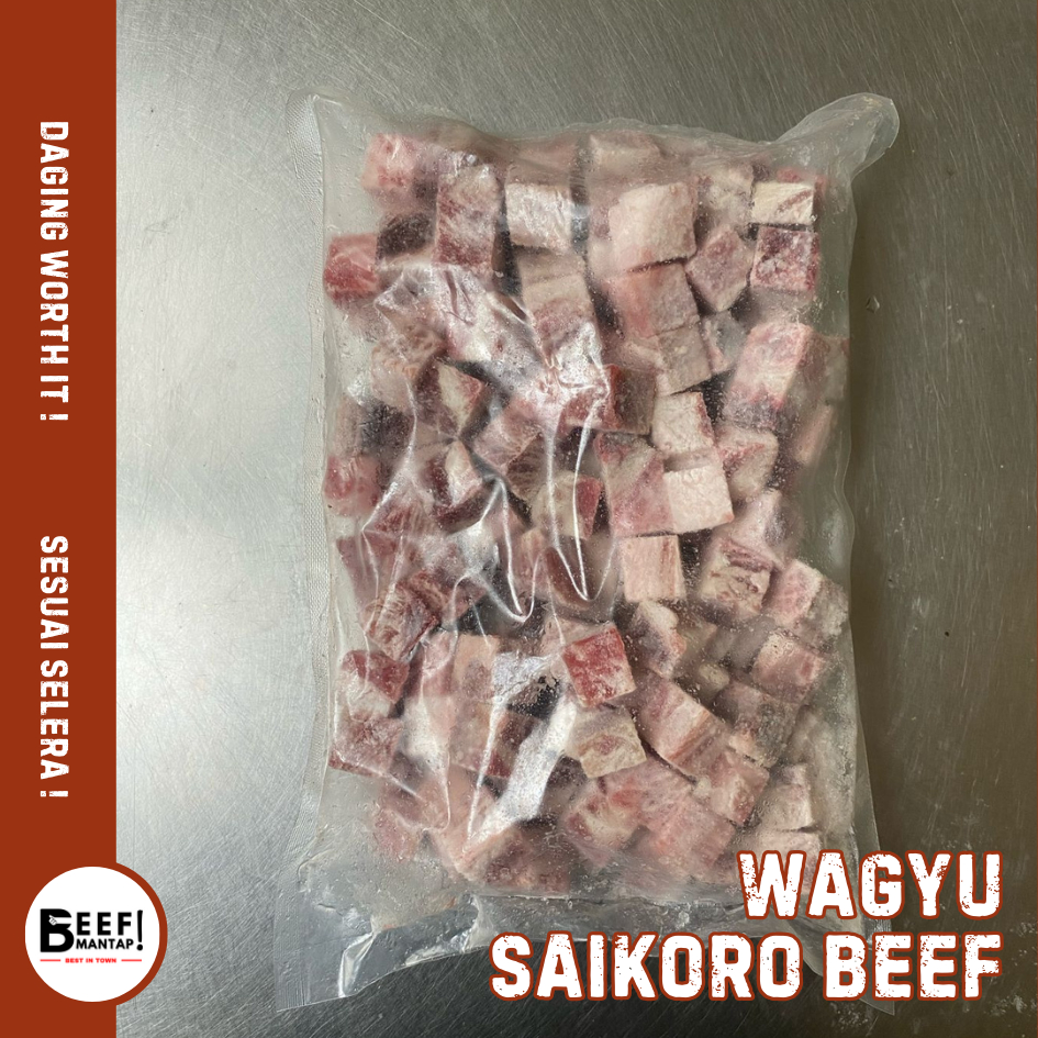 Jual Daging Sapi Saikoro Beef Wagyu Meltique Cubes Steak Aus Premium Shopee Indonesia