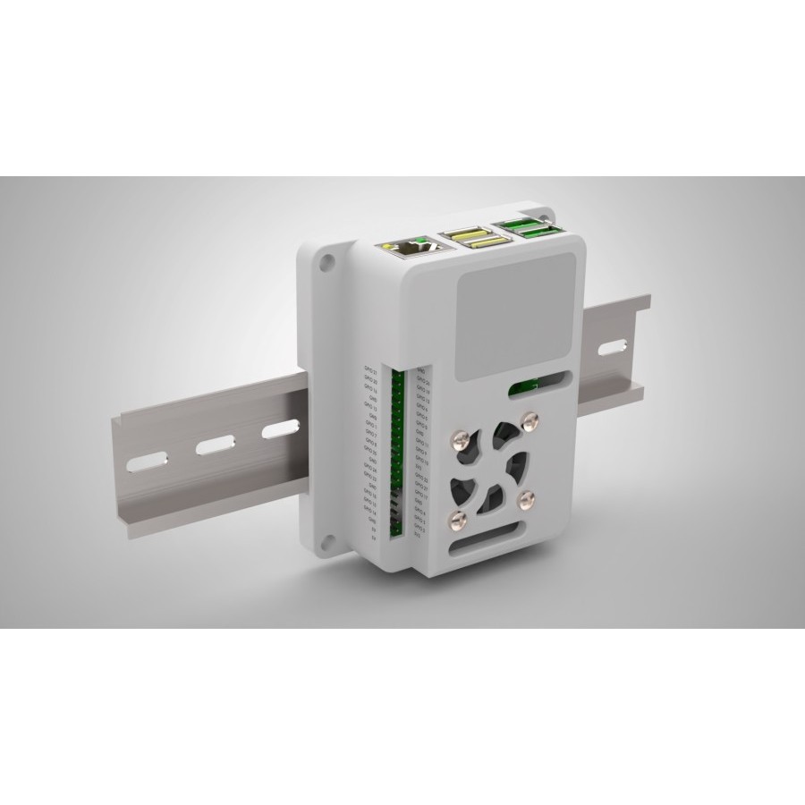 Jual Case Enclosure DIN Rail Raspberry Pi 4 Model B - F3D | Shopee ...