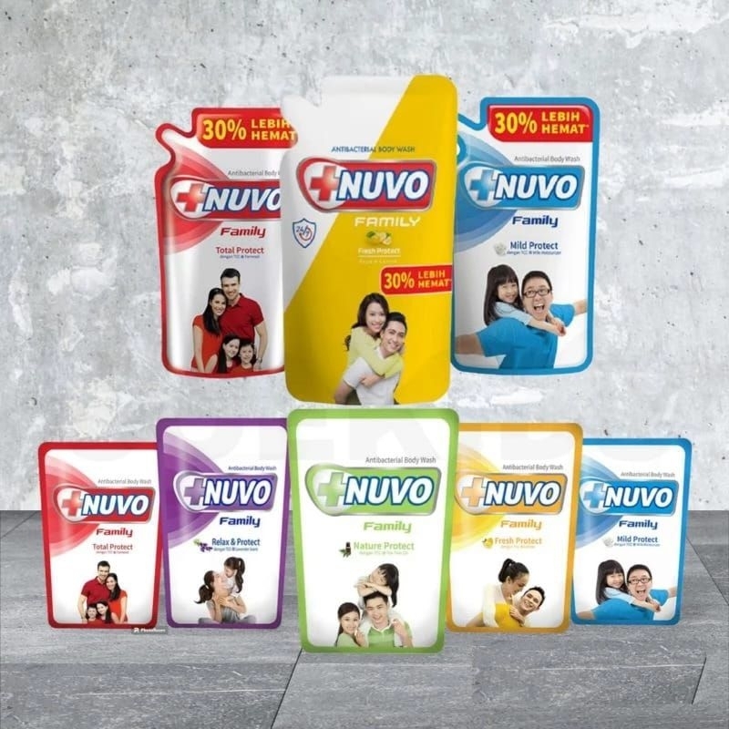 Nuvo Family Sabun Mandi Cair 800 / 400ml