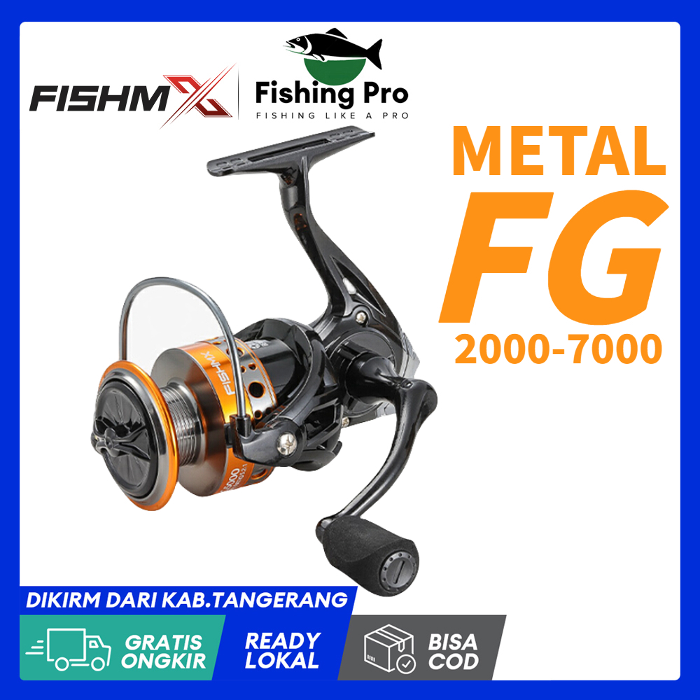 Jual FISHMX FG REEL PANCING METAL Gulungan Pancing Putar, Ransum Roda ...