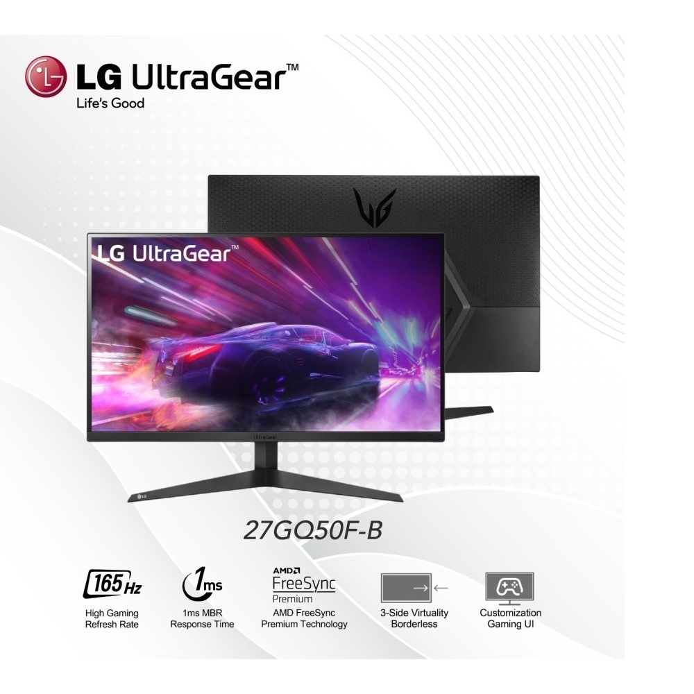 Jual LED Monitor LG 27" 27GQ50F-B UltraGear FHD VA 1ms 165Hz | Shopee ...