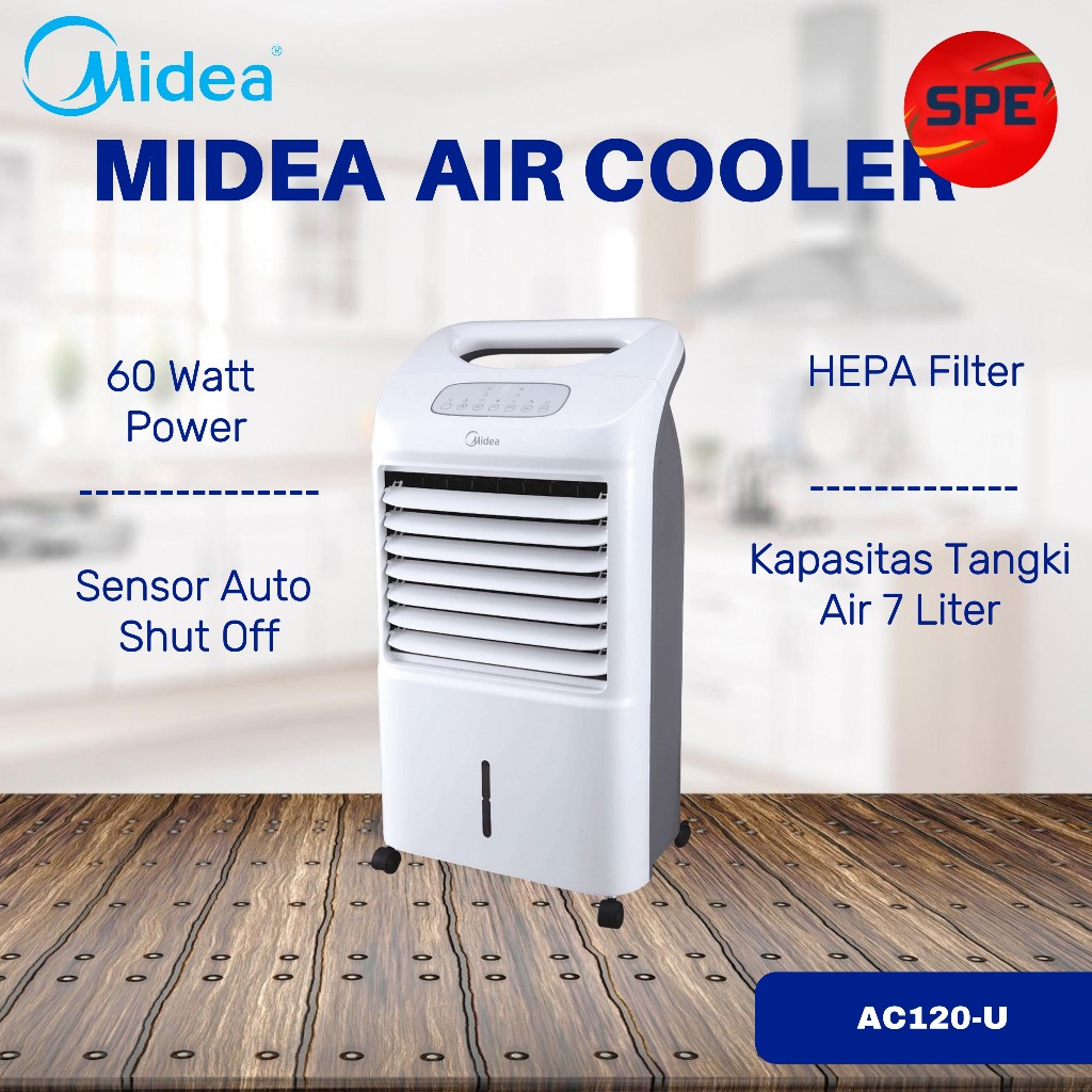 Jual Air Cooler MIDEA AC120-U / AC120U / Kapasitas 7 Liter | Shopee ...