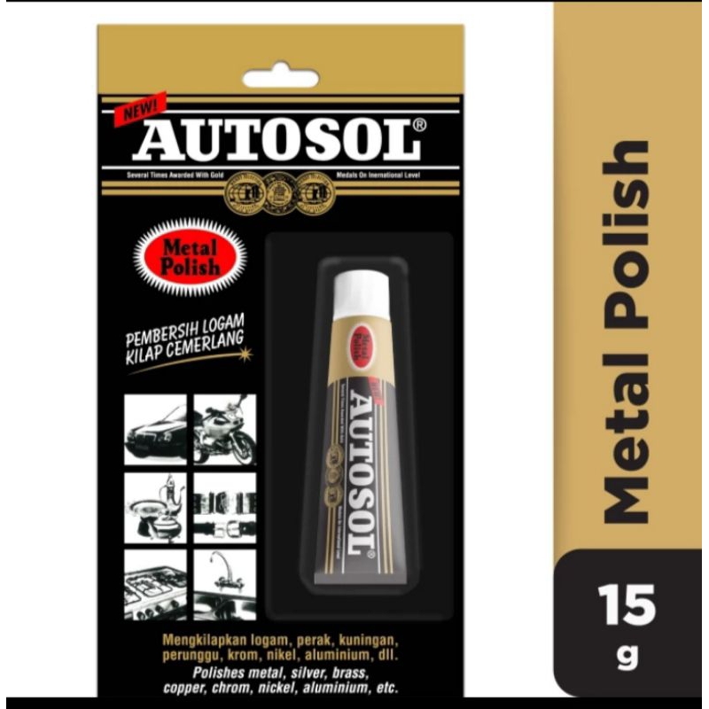 Jual Autosol Metal Polish 15 Gram Pembersih Logam Pengkilap Kuningan Chrome Shopee Indonesia